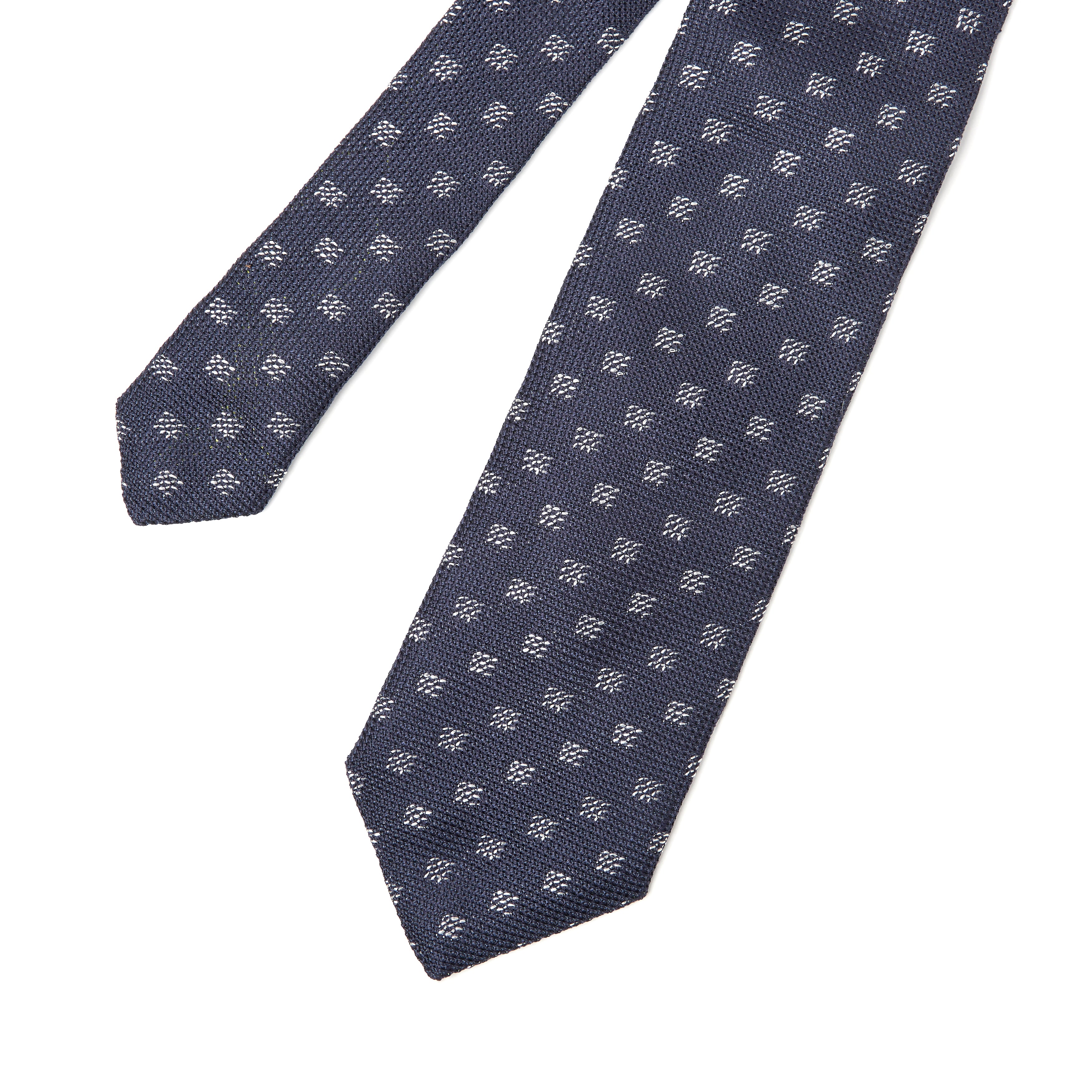 Grenadine - Navy - Square dot